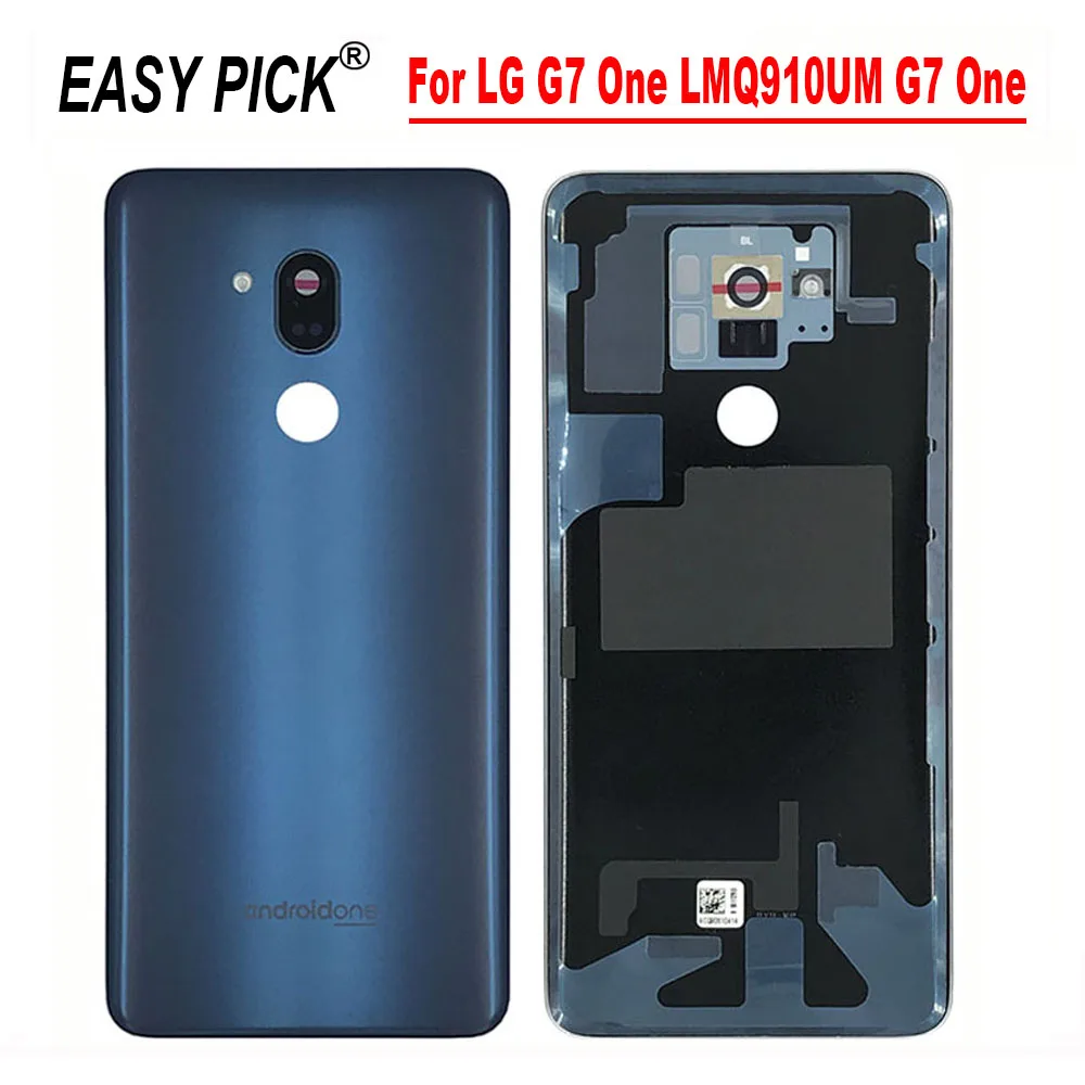 Чехол для аккумулятора LG G7 One LMQ910UM стеклянный корпус с камерой защита задней