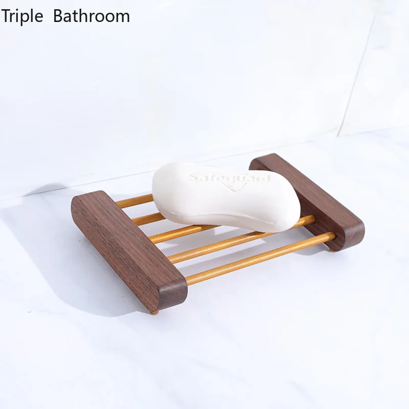 

Creative Wooden Soap Holders Draining Portable Household Restroom Organizer Kitchen Soap Packaging Boxes Bathroom Storage