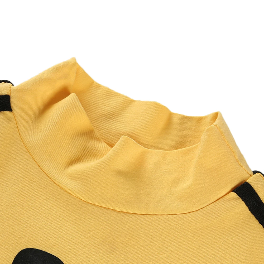 Женская укороченная футболка с длинным рукавом Осенний топ принтом в полоску и