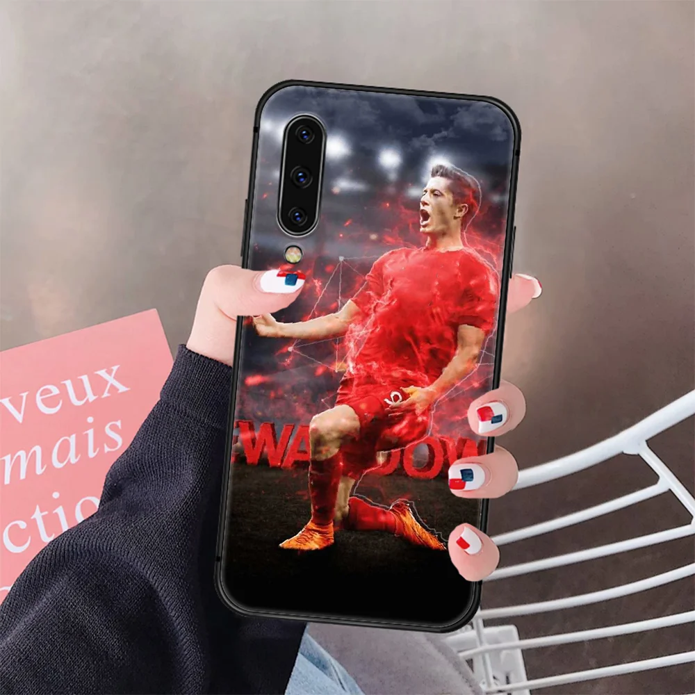

Munich Lewandowski Football Phone Case Cover For Samsung Galaxy A10 A20 A30 E A40 A50 A51 A70 A71 J 5 6 7 8 S black Bumper