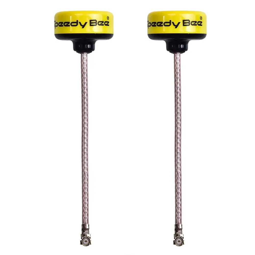 Runcam SpeedyBee 5 8 ГГц 2dBi черная + желтая антенна RHCP FPV Для радиоуправляемых гоночных