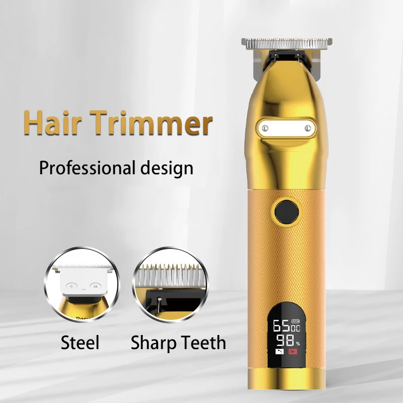 Профессиональная машинка для стрижки волос с ЖК дисплеем триммер электробритва