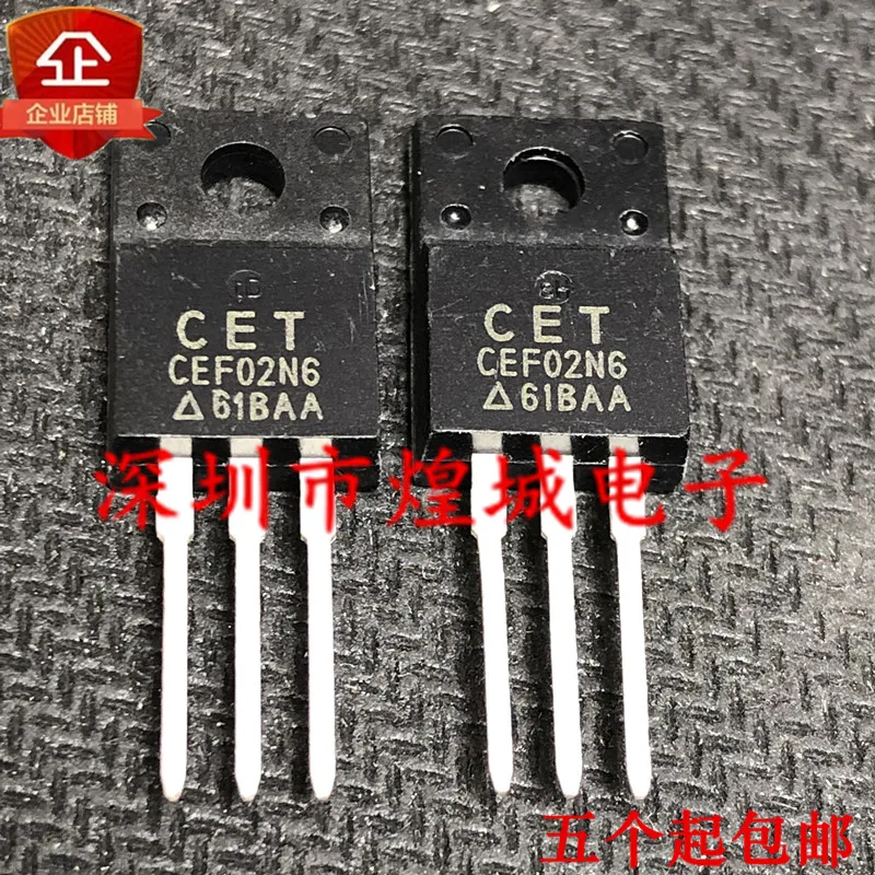 

5 шт./лот CEF02N6 ½ TO-220F 600V 2A 10