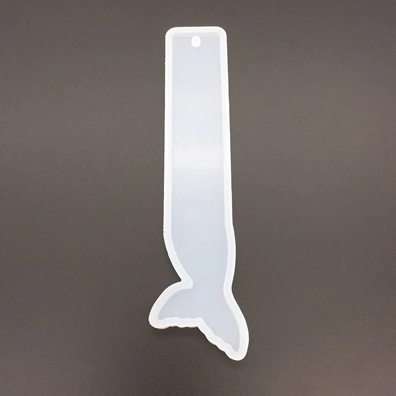 

5 Pack Silicone Bookmark Mold DIY Bookmark Casting Mould Making Epoxy Resin Jewelry DIY Craft Silicone Transparent Mold Mermaid