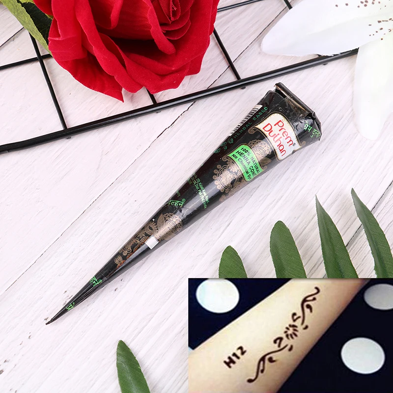 Индийская хна паста временная татуировка Водонепроницаемая краска для тела hena