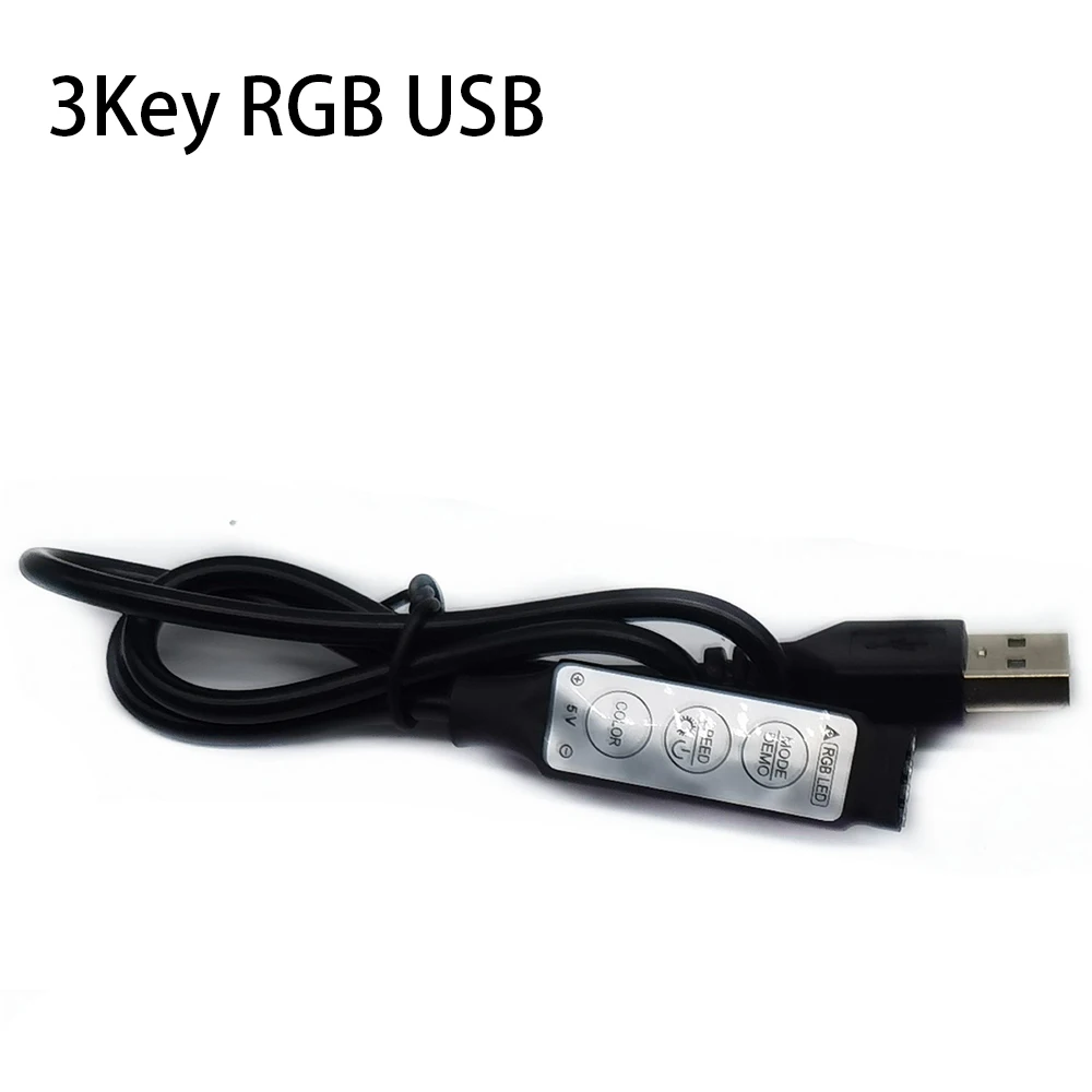 DC 5В USB светодиодный RGB Управление Ipad Mini 3 клавиши Диммер 24Key 44key ИК-пульт