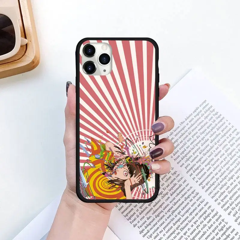 

shintaro kago Horror cartoons Phone Case for iPhone 11 12 pro XS MAX 8 7 6 6S Plus X 5S SE 2020 XR Luxury brand shell funda