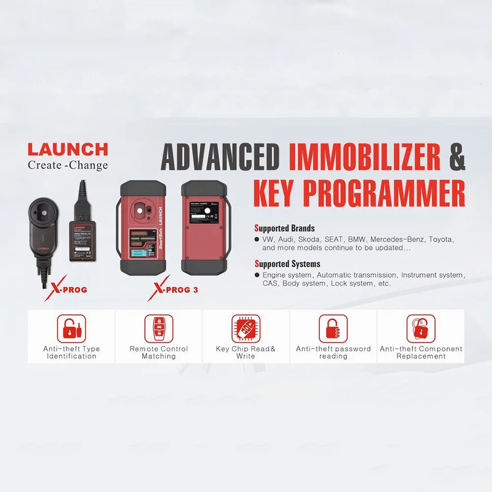 Диагностический инструмент Launch X431 X PROG 3 XProg3 диагностический OBD2 коннектор с PRO GT V4.0