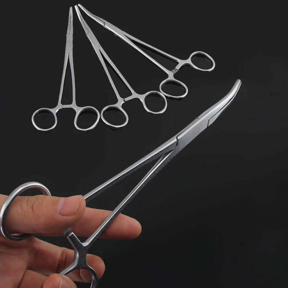 18 см плоскогубцы для рыбной ловли из нержавеющей стали локоть ножницы Hemostat