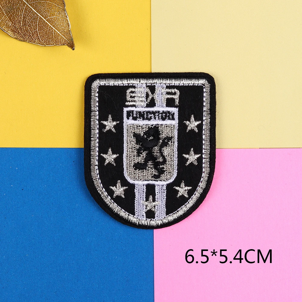 Нашивки в стиле панк с вышивкой дьявола нашивки надписями военная эмблема