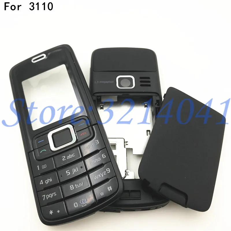 Оригинальный Корпус для Nokia 3110 3110C передняя Передняя Лицевая панель чехол + задняя