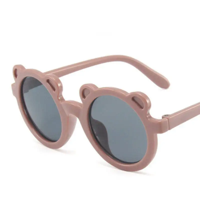 

Fashion Bear Round Sunglasses For Children 2021 Cute Sun Glasses Kids Comfortable Shades Boys Girls