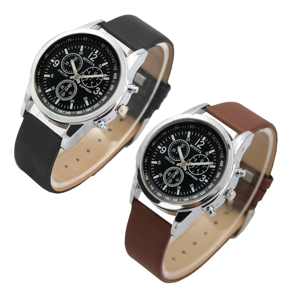 

Watch Men Quartz Wristwatches Stylish Luxury Quartz Watches Leather Strap Boys Sport Quartz Wrist Analog Watch Relogio Masculino