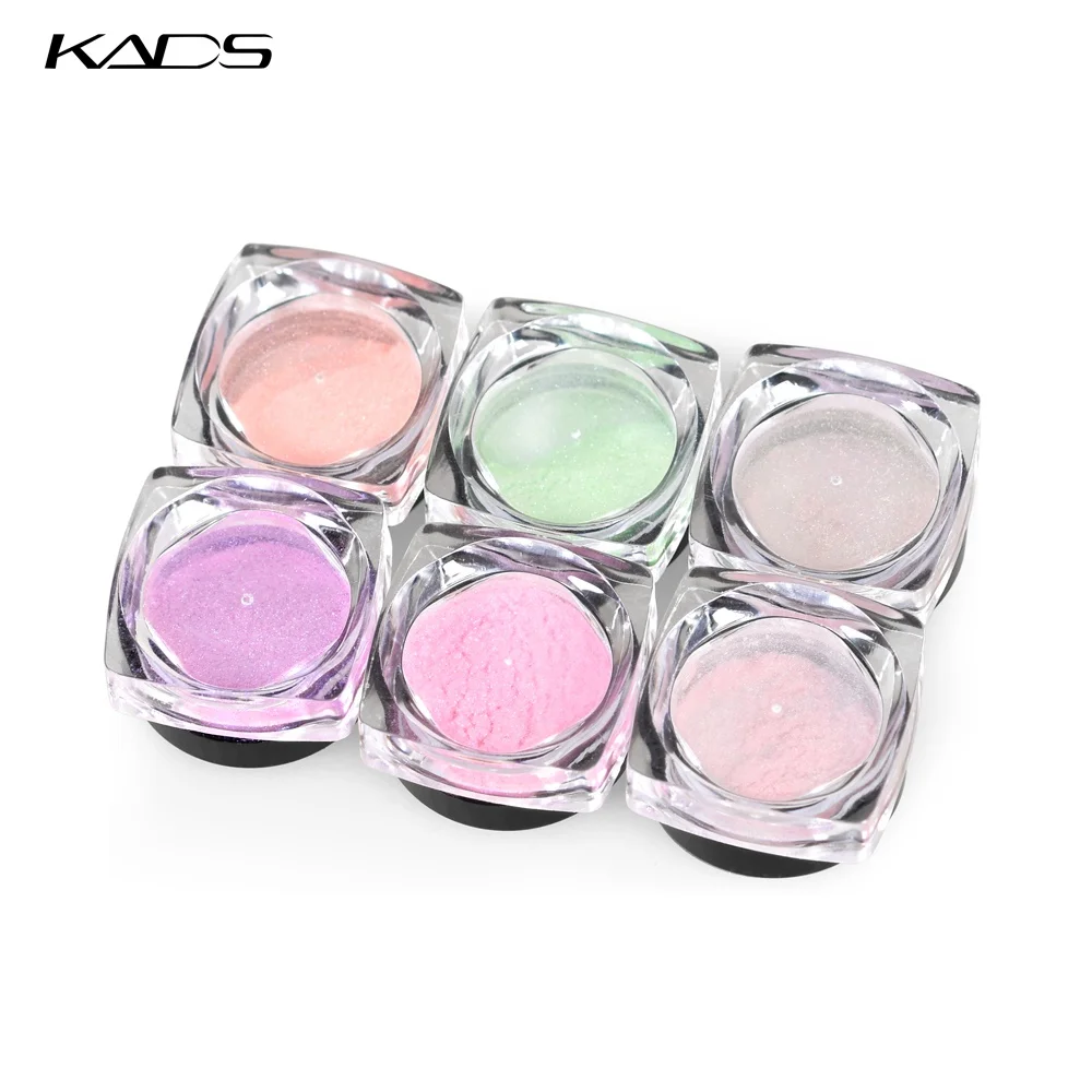 Блестящий Порошок для ногтей 6 цветов | Красота и здоровье