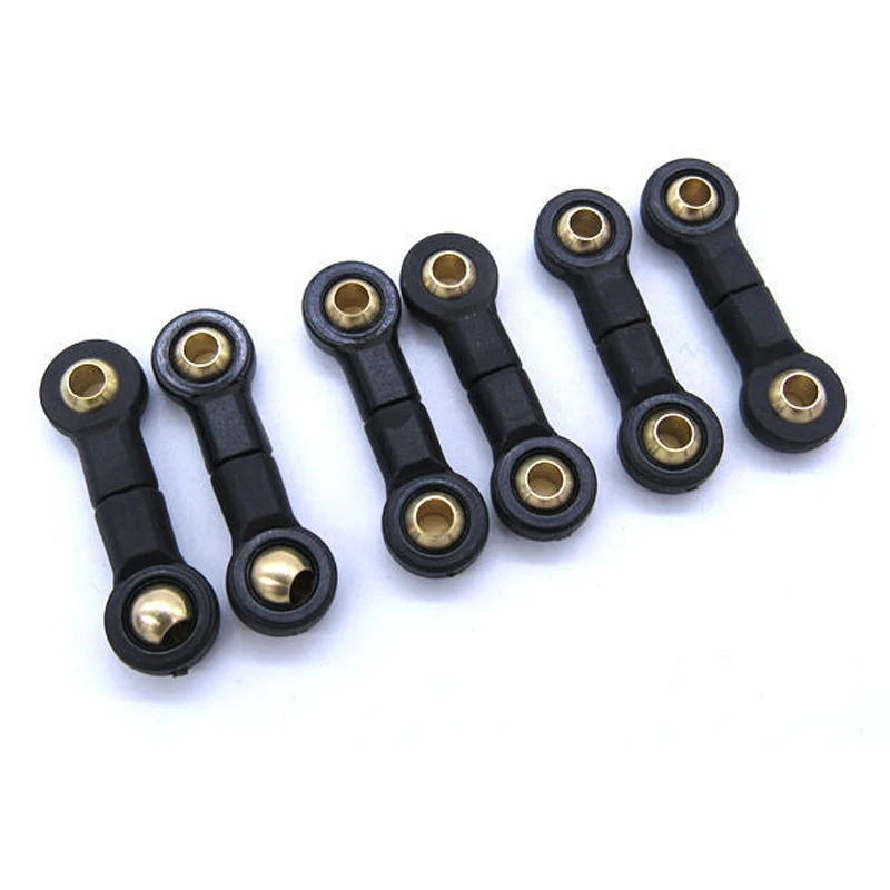 

6Pcs Connector Links Rod for Wpl B16 B36 Rc Car Rear Axle Seesaw Ball Head Rod Upgrade Parts