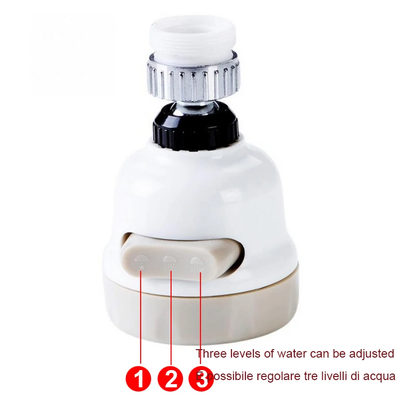 New Arrival Cute Durable Water-Saving Faucet Shower Filter Tap Water Valve Splash Regulator Three Types of Output | Дом и сад
