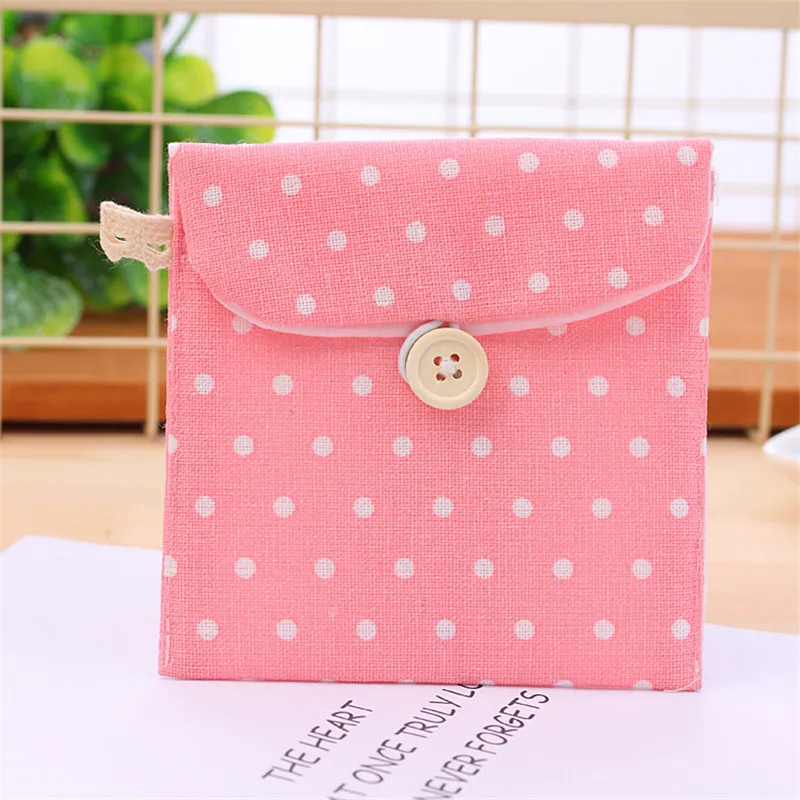 Сумка для хранения гигиенических салфеток девочек холщовые гигиенические