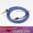 LN006814 Высокое разрешение 99% чистый Серебристые наушники кабель для KRK KNS8400 KNS6400 Sennheiser HD 2,20 s 2.30i 2,30 г