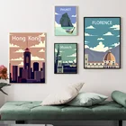 Настенная картина из пхукета, монетерия, Венеции, Флоренции, Нового Орлеана, Настенная картина, скандинавский постер и печать картин для гостиной, домашний декор
