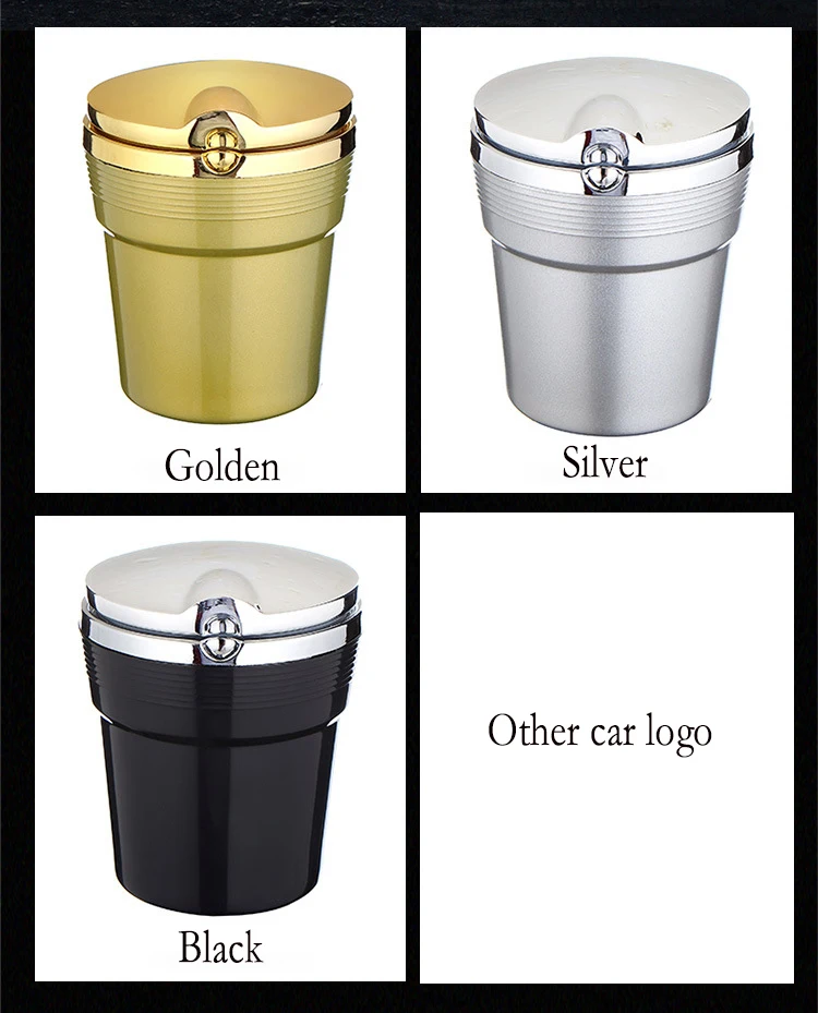 С синий светодиодный светильник автомобильная пепельница производительность