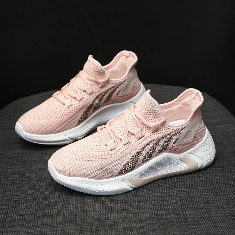 

Women's Shoes Lace Up Ladies Platform Casual Comfort Shoes Women Chunky Sneakers Spring Female Footwear New Fashion