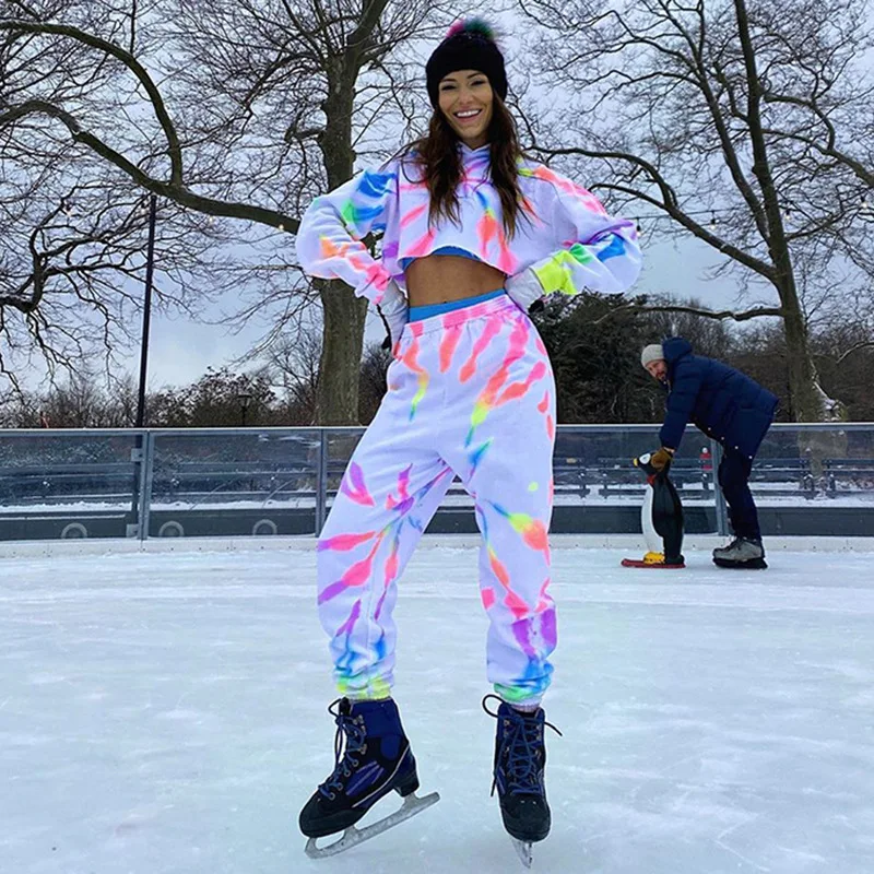 

2020 Women Clothes Fall Fashion Sexy Digital Printed Pants Sport Trousers High Waist Loose Vintage Sweatpants Streetwear P9043