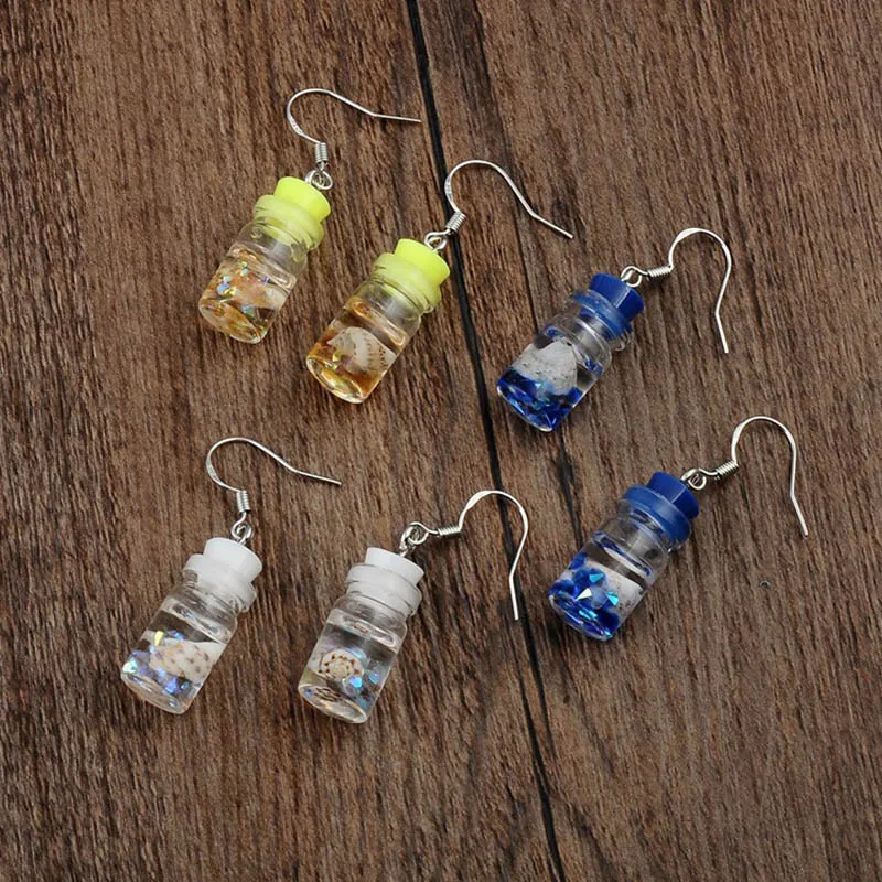 Забавные уникальные серьги капли BTWGL в виде Пузырькового чая полимерные Сережки