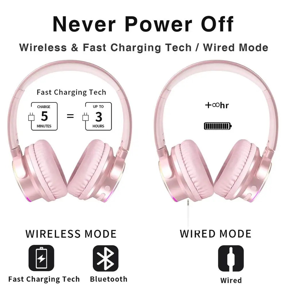 Picun B9 Складной Портативный беспроводной Bluetooth 5 0 наушники гарнитура со