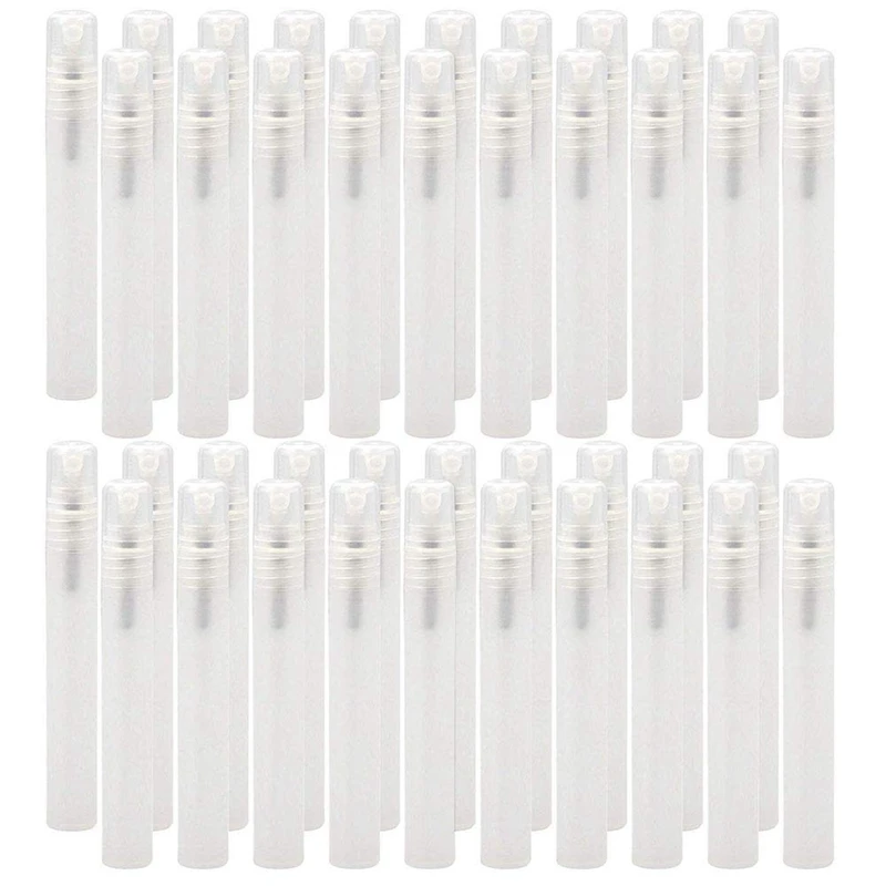 

100 штук/партия 10 мл дорожная бутылка с распылителем портативный пластиковый парфюмерный флакон с распылителем косметический насос флакон д...