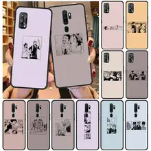 Karasuno Haikyuu Bag Fundas Case For Oppo A52 A53 Silicone Soft TPU Black Cover For Oppo A9 2020 Luxury Shockproof Shell Coque