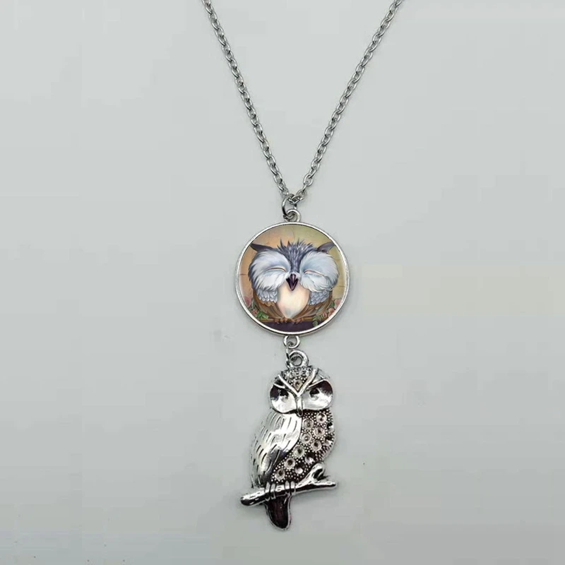 Женское ожерелье с подвеской в виде совы | Украшения и аксессуары