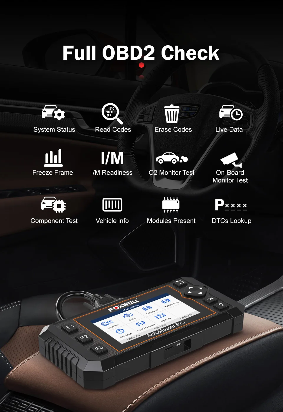 Foxwell NT644 Elite OBD2 сканер все системы автомобиля диагностические инструменты с