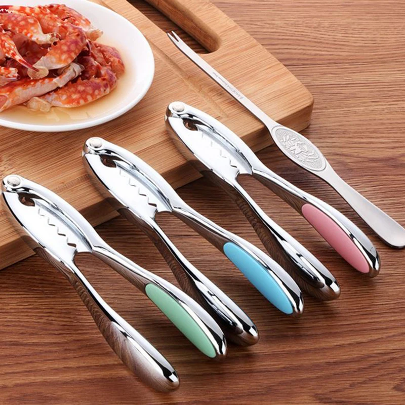 

Stainless Steel Crab Food Tool Zinc Alloy Multi-functiion Pliers Creative Lobster Pecan Plier Opener Convenient Supplies