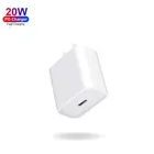 Быстрое зарядное устройство 20 Вт, адаптер для быстрой зарядки телефона с вилкой Стандарта США и ЕС, зарядка QC для IPhone 13, 12 AirPods, iPad Pro Mini, Huawei, Xiaomi, Oppo