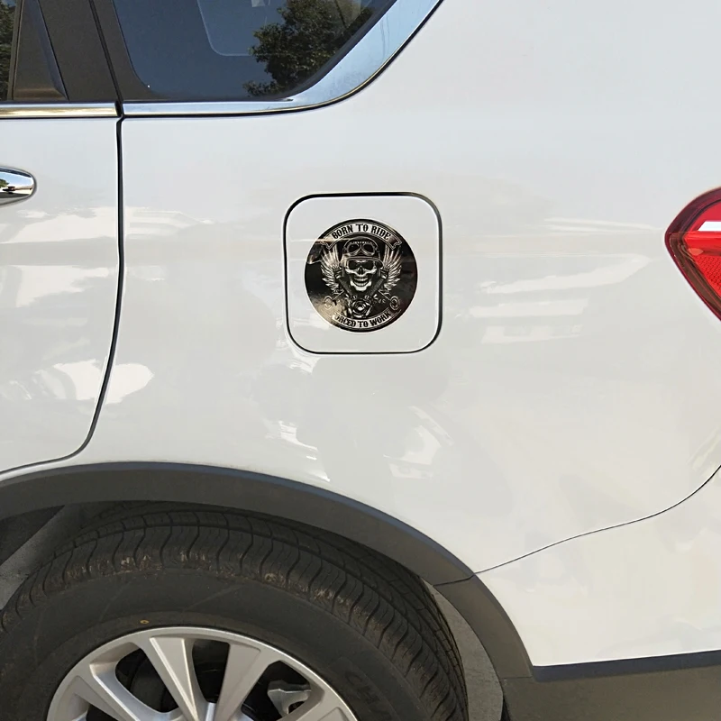 

Colorful Auto Sticker Skull Car Sticker Funny Decal Car Accessories KK12*12cm