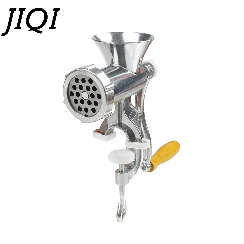 JIQI мясорубка Мясорубка из алюминиевого сплава машина для приготовления колбасы