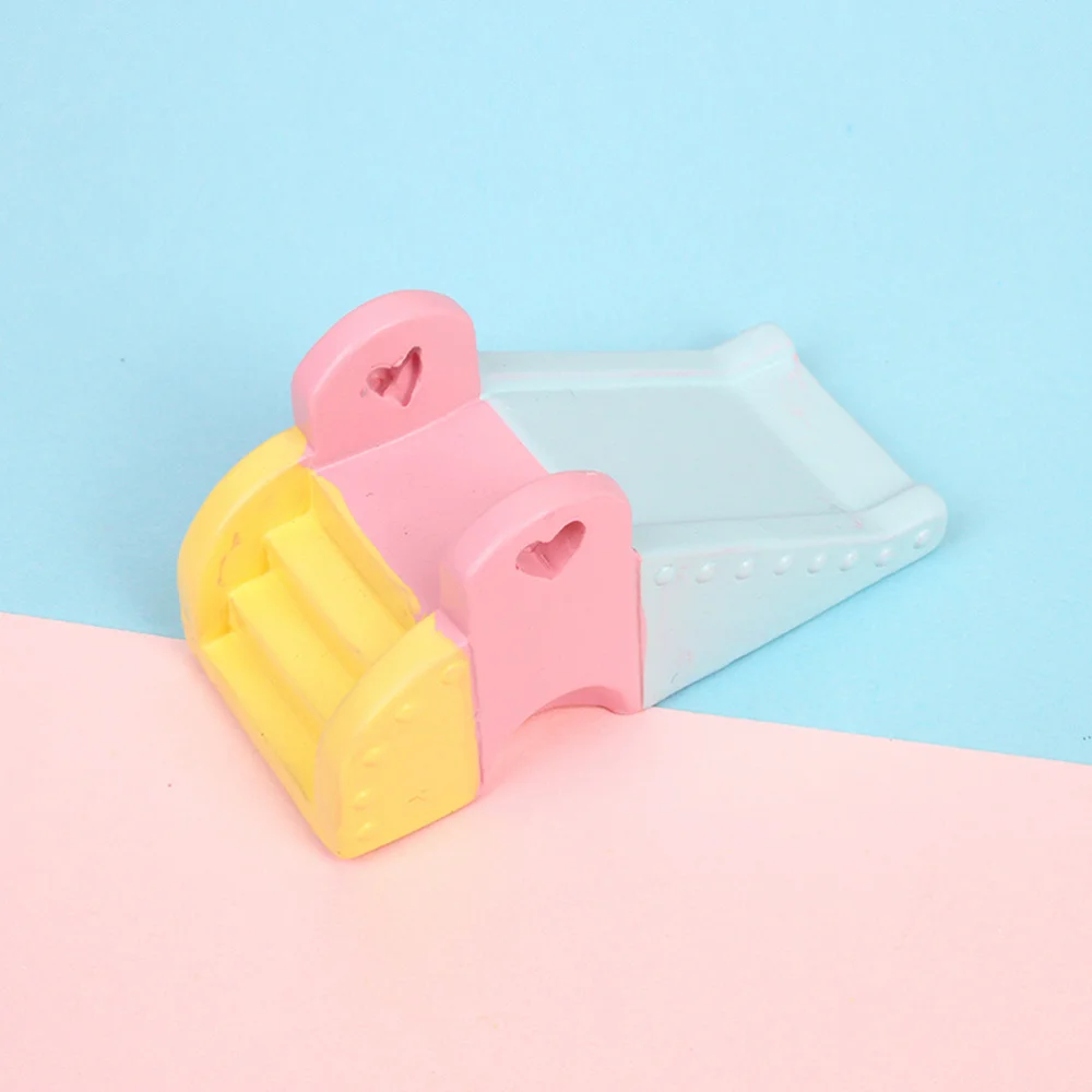 

Mini Slide Resin Decoration Baby Birthday Party Layout Decor