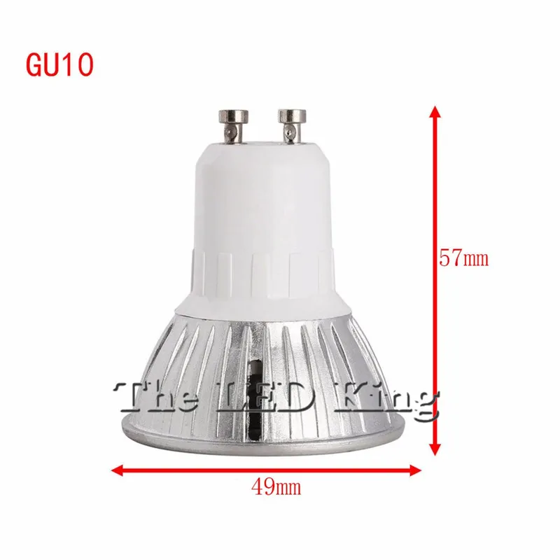 Суперъяркий Светодиодный точечный светильник 9 Вт 12 15 GU10 светодиодный