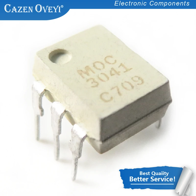 10 шт./лот MOC3041M MOC3041 DIP-6 SMD-6 Оптоизоляторы ТРИАК драйверы в наличии