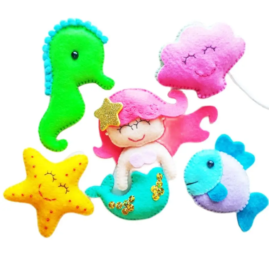 Ткань из полиэстера для шитья кукол 45*0 5 см ткань вышивки ярдов мягкий фетр | Дом и