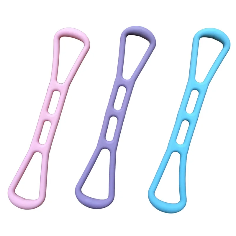 

Portable Fitness Equipment Home Yoga Pilates Sports Accessories Stretching Elastic Rope Bodybuilding Shaping TPR Chest Developer