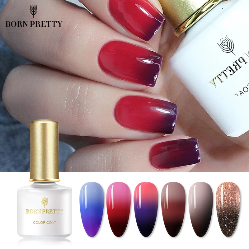 УФ-гель BORN PRETTY для ногтей термальный Гель-лак меняющий цвет при температуре 6 мл |