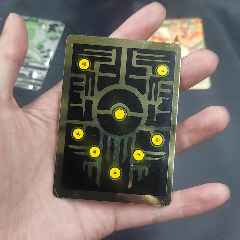 2021 Новый Покемон идентификационные карточки из металла карты V Пикачу Чаризард