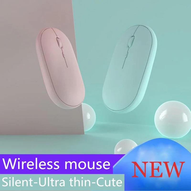 Мышь Macaron Беспроводная Бесшумная 1000 ГГц 2 4 dpi | Компьютеры и офис