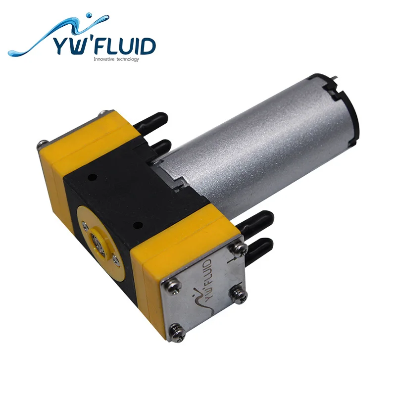 YWfluid хорошее качество 12В/24В мощный микро мембранный насос с двигателем