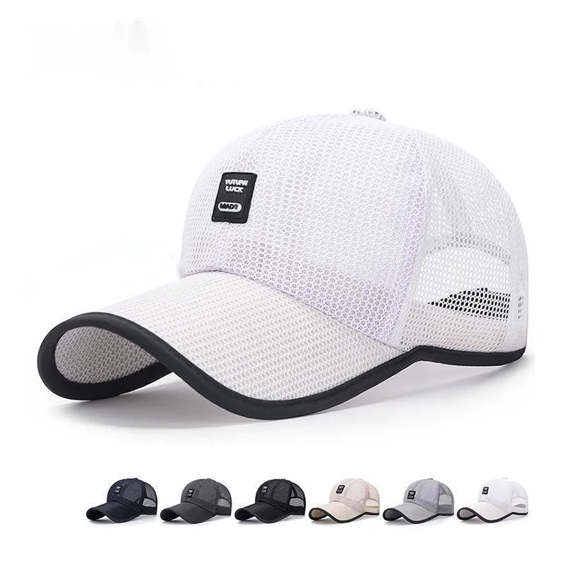 

Riding Fishing Visors Cap Breathable Mesh Sport Summer Hat Tennis Golf Caps Women Men Streetwear UV Protection Fashion Panama