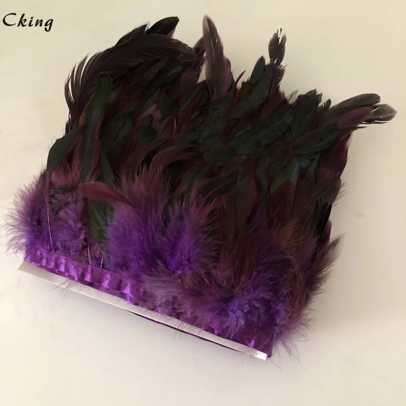 Ремешок петушиной длиной 10-15 см 4-6 дюймов с натуральными птичьими перьями | Дом и