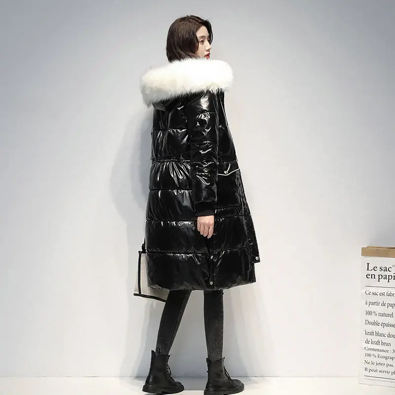 

Новинка 2022, Демисезонная женская парка, тонкая хлопковая куртка, женское длинное ветрозащитное стильное пальто с капюшоном, Женская Стеган...