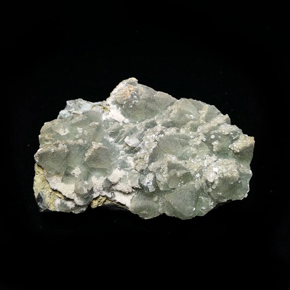 

Образец природного камня, флюорит, кальцит, минеральный кристалл D2-1, для украшения дома из провинции Фуцзянь, Китай, 480 г