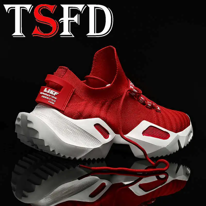 

Running Shose Man Lightweight Breathable Comfortable Non-slip Wear-resisting Men's Sneaker Height Increasing Men Sport Shoes S1